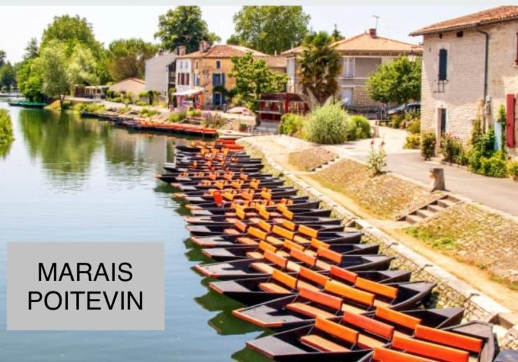 Maison De La Mare Aux Rainettes Location Vacances Standing Au Coeur Du Marais Poitevin - 3 Chambres - 6 Personnes La Celle-sous-Gouzon Exteriér fotografie